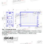 Чугунный твердотопливный котел КЧВр-50Т