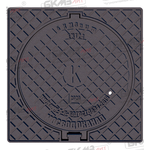 Люк чугунный магистральный ТМ (Д400)-7-8-60 ВЧШГ с шарниром